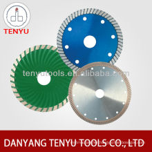 Continuous diamond saw blade dry cutting disc for granite